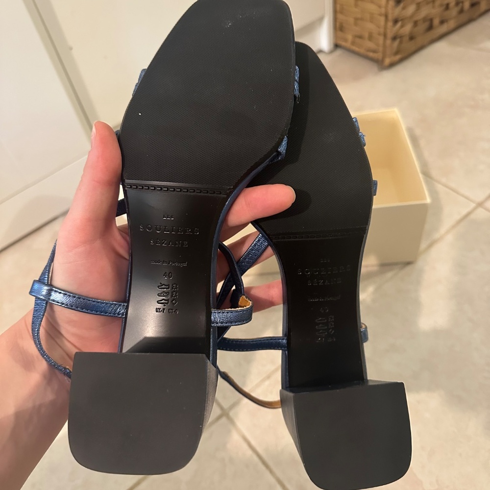 Sezane sandals - new/never worn/ size 40/us 9 - Picture 4 of 5